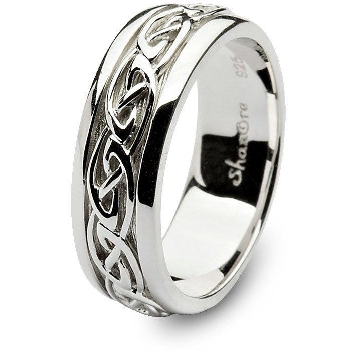 Mens Celtic Wedding Rings SHM-SD11– CladdaghRING.com