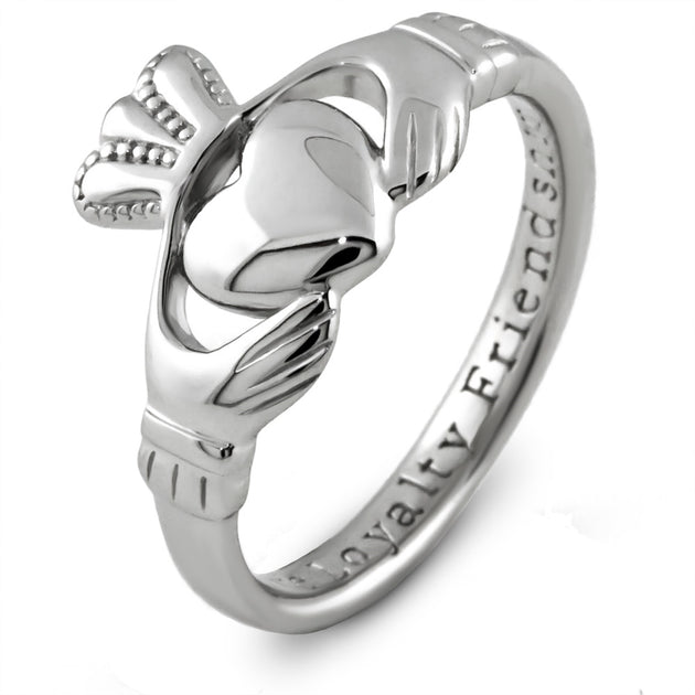 Women's Sterling Silver Claddagh Ring Collection | Order a Women's ...