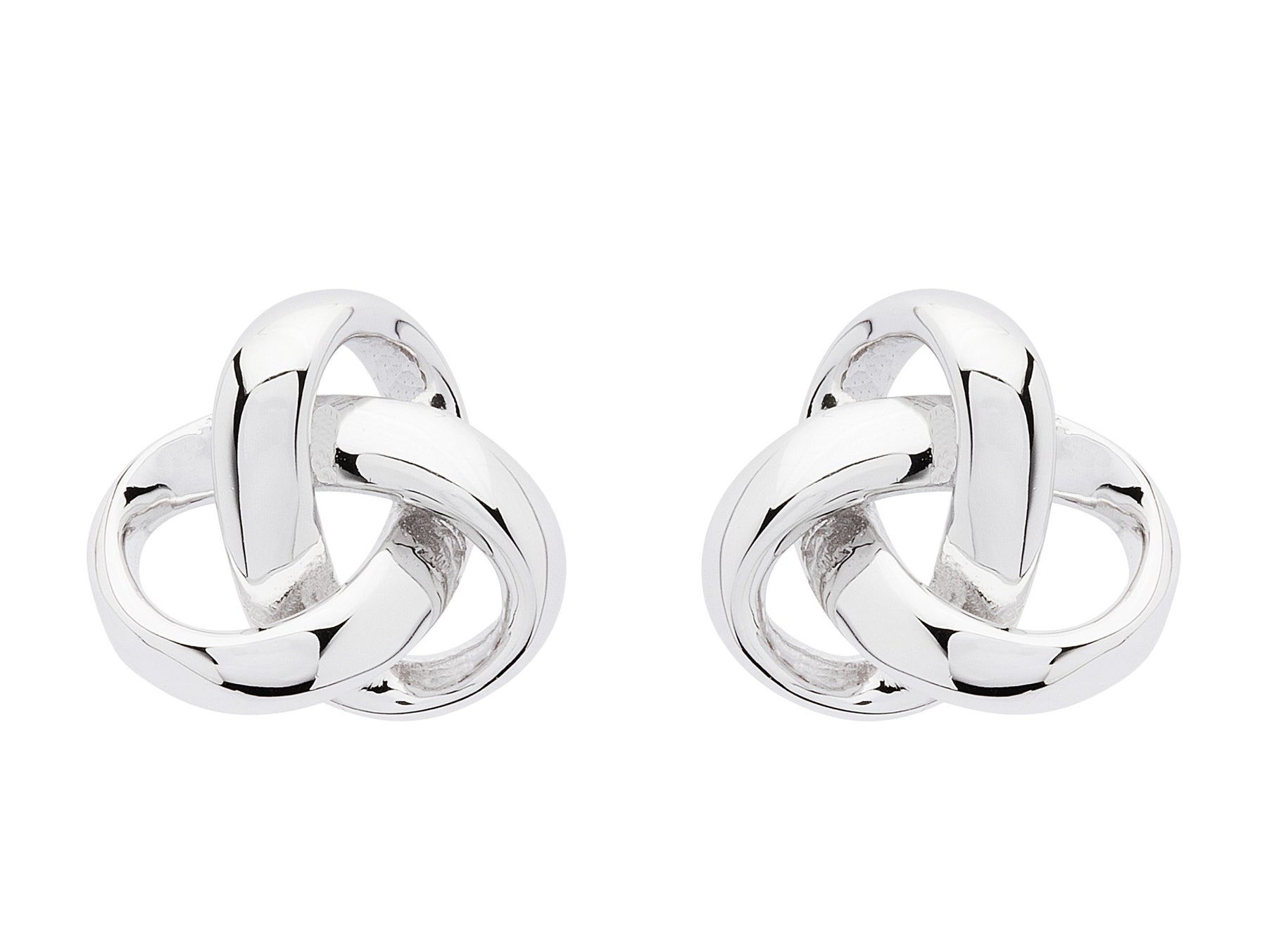 Silver Celtic Knot Stud Earrings SE2272– CladdaghRING.com