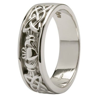 Mens Claddagh Wedding Ring SM-14IC11– CladdaghRING.com